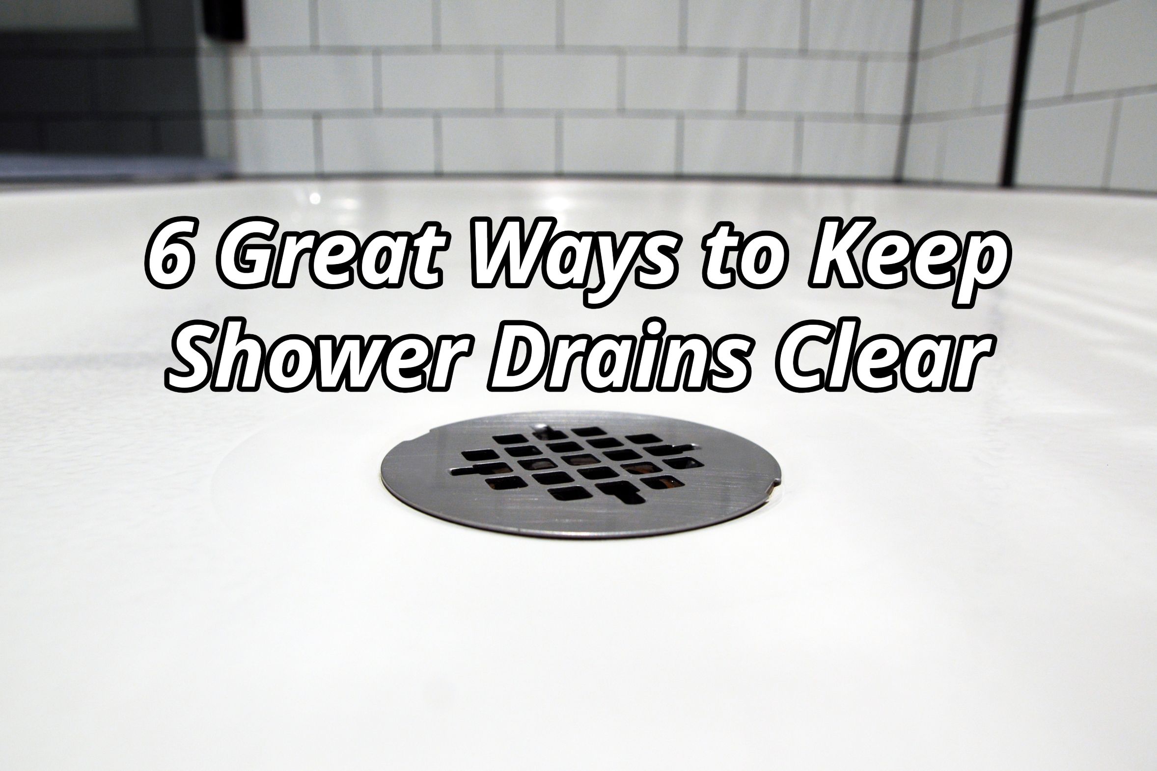 Springboro, Ohio plumbing blog on how to clear a clogged shower drain.