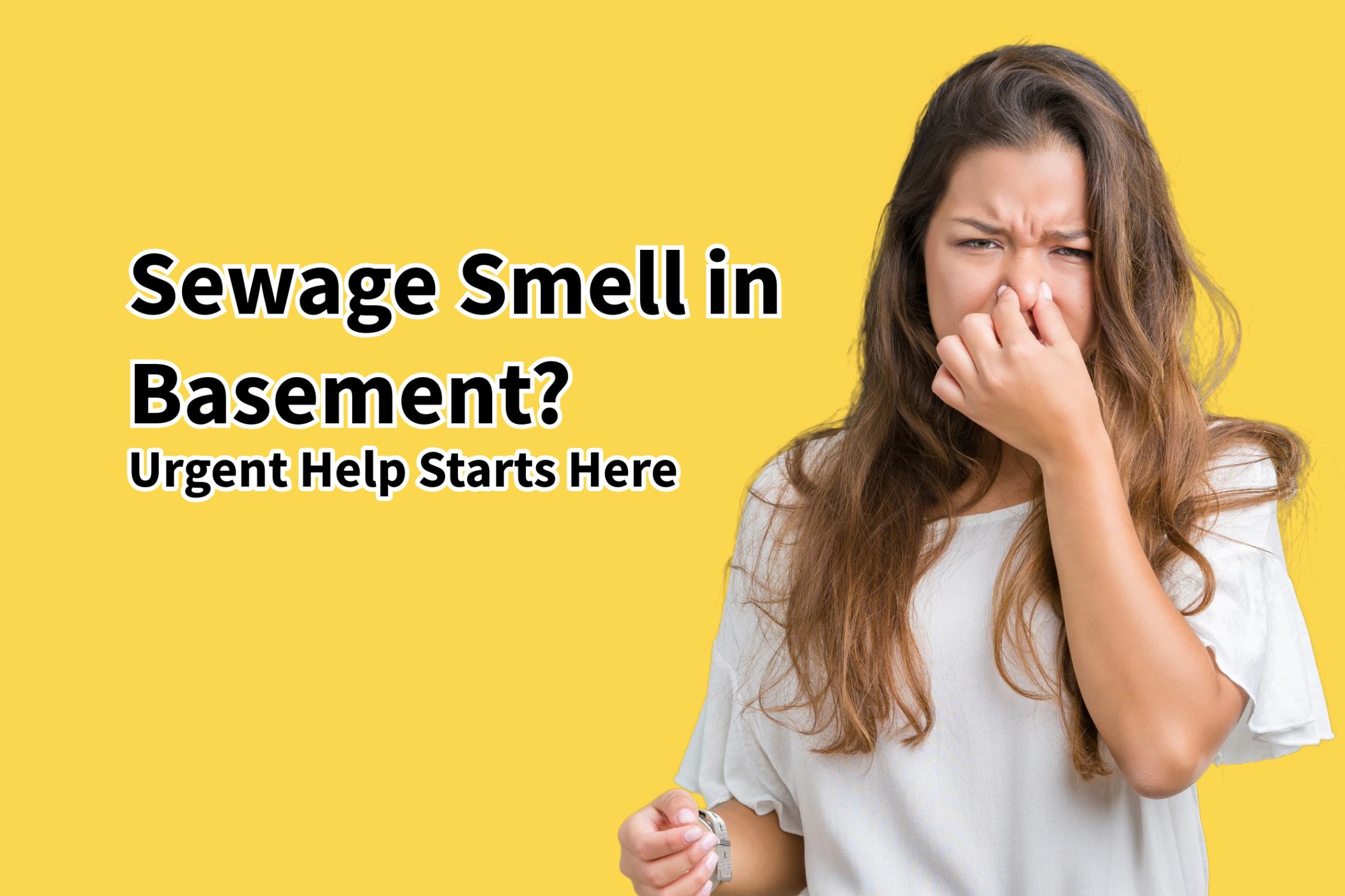 Springboro, Ohio plumbing blog on how to address sewage smells in your basement.